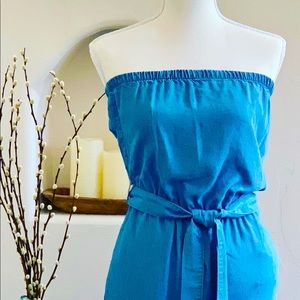 Denim Jumpsuit w/Belt